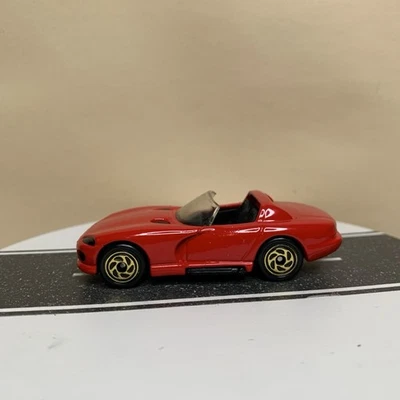 1996 Matchbox Super Fast Red Dodge Viper RT/10 Roadster w/Gold Wheels 1:64 NM - Image 1 of 4