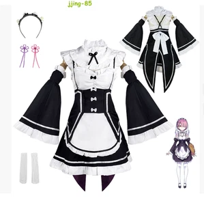 Re:Zero - Starting Life in Another World Rem Maid Cosplay Costume Clothing Gifts - Picture 1 of 14