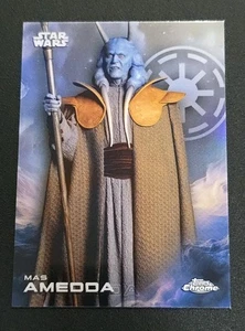 2025 Topps Chrome Star Wars #133 MAS AMEDDA Rainbow Refractor  - Picture 1 of 2