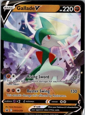 Gallade V - SWSH: Sword & Shield Promo Cards SWSH258 Holo NM - Image 1 of 2