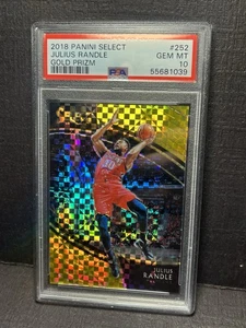2018 Panini Select Julius Randle Gold Prizm Timberwolves PSA 10 Gem Mint - Picture 1 of 3