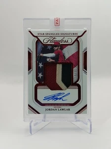 2023 Flawless Jordan Lawlar Star Spangled Signatures Patch Auto /20 D-BACKS RARE - Picture 1 of 11