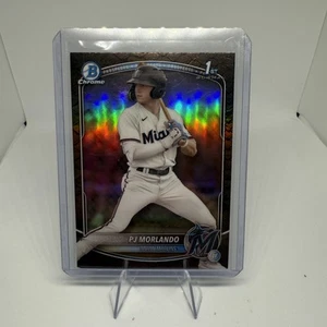 2025 Bowman #BCP-91 PJ Morlando Chrome Prospects Reptilian Refractor - Bild 1 von 2