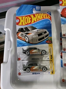 PAAR (2) 2025 HOT WHEELS MAINLINE CASE K AUDI 90 QUATTRO SILBER 199 - Bild 1 von 1