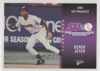 2003 MultiAd Sports South Atlantic League Top Prospects Derek Jeter #33 HOF - Image 1 of 2