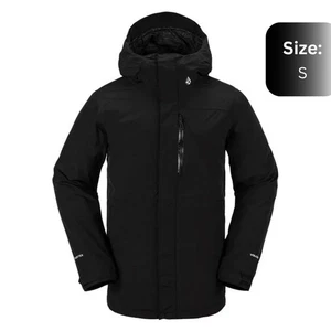 Volcom Insulated Gore-Tex Men's Black Jacket Waterproof Ski Snow Coat - Picture 1 of 12