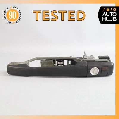 94-02 Mercedes R129 SL500 SL320 lado del conductor izquierdo manija de puerta exterior negra OEM Foto 1 de 4