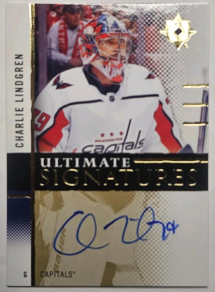 2024/25 Upper Deck Ultimate Charlie Lindgren Signatures US-CL Washington Capital - Image 1 of 1