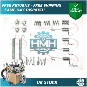 Fits Rio 1.4 1.5 CRDi 1.6 Handbrake Brake Shoes Fitting Kit Rear Poppy - Picture 1 of 2