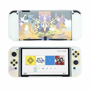 Protctive Case for Nintendo Switch OLED Clear TPU Slim Shell Soft Cover DIY - Picture 1 of 9