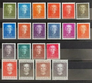 NETHERLANDS 1949/51 Queen Juliana, Cpl XF/Superb MLH/* Def Set , Royalty,Holland - Picture 1 of 2
