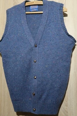 Pendleton Shetland Donegal Wool Vest Made in USA - Image 1 of 4