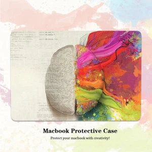 Imaginative Brain Nucleus Case do Macbooka M1 M2 Air 13 12 11 Pro 14 15 16 cali - Zdjęcie 1 z 10