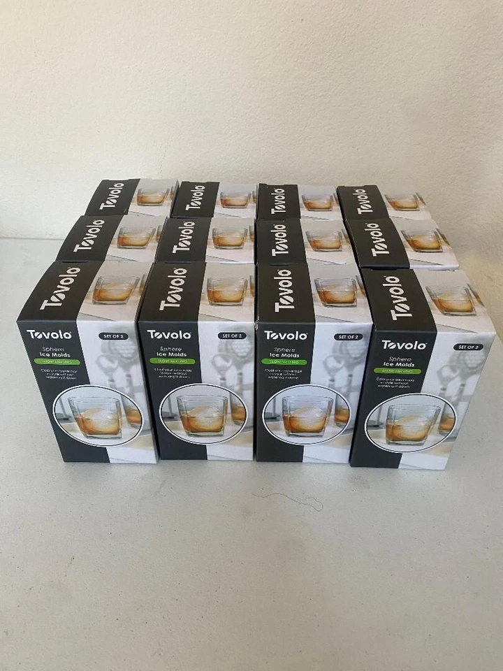 Set of 12 Tovolo 2 Piece Sphere Ice Molds - New in Box - Image 1 of 2