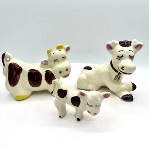 Three Vintage Rio Hondo Figurines including Mother Cow & Calf Chip California - Picture 1 of 17
