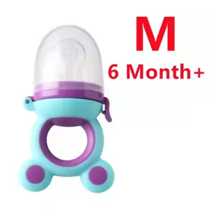Baby Teether Nipple Fruit Food Feeder for New Bornsilicona Teethers Fresh Food N - Picture 1 of 12