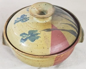 William (Bill) Creitz Art Studio Large Stoneware Pottery Covered Serving Bowl - Picture 1 of 12