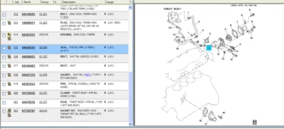 GM NOS PART 94048555 (1) GASKET 1990-93 GEO STORM - Image 1 of 2