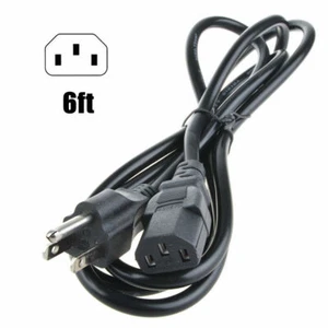 6ft Premium AC Power Cord Cable Lead Plug for Element FLX-3211B 32" LCD TV - Picture 1 of 5