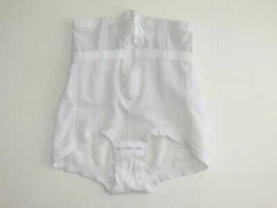 Calcinha Glamorise preta cintura alta aberta frente fofoca zíper gancho olho tamanho P 30 - Imagem 1 de 4