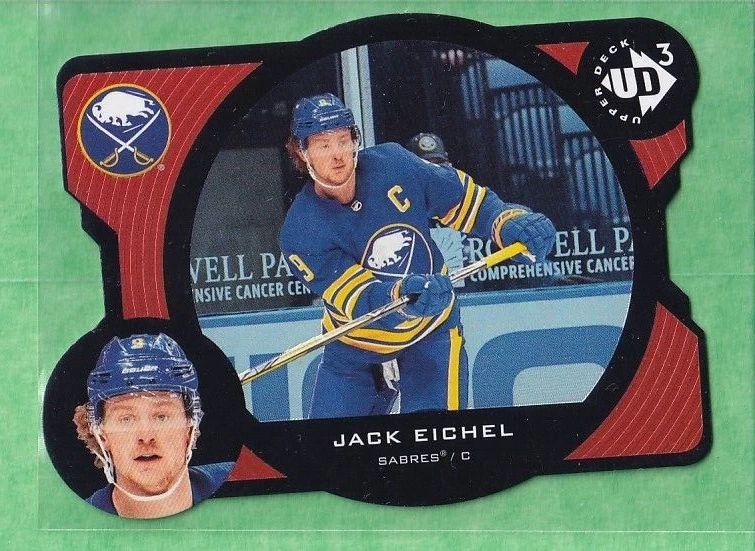 2020-21 Upper Deck Extended Series UD3 #UD3-23 Jack Eichel 0054/1000 - Image 1 of 2