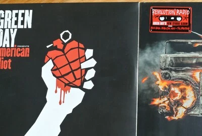 GREEN DAY American Idiot 2-LP Gate-fold + Revolution Radio LP Vinyl Sealed - Image 1 of 4