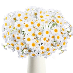 AmyHomie Artificial Flowers, Silk Daisy, Artificial Gerber Daisy for Home Dec... - Picture 1 of 7