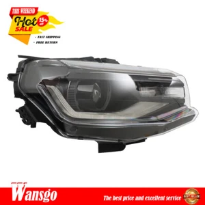 Headlight Headlamp Right Side HID W/ LED DRL Black  For Chevy Camaro 2016-2022 - Picture 1 of 12