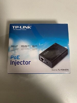 3 TP-LINK TL-PoE150S | TP Link Gigabit PoE Injector, Black  (Factory Sealed-New) - Image 1 of 4