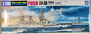 Aoshima-Japanese Navy Battleship Fuso-1/700 scale -Water Line Series No. 125 - Picture 1 of 3