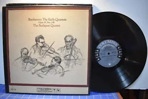 Budapest String Quartet Beethoven: The Early Quartets 3 LP set Columbia 6 Eye MN - Imagen 1 de 2