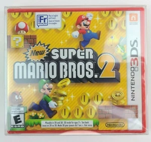New Super Mario Bros. 2 (Nintendo 3DS, 2012) NUEVO Lanzamiento Canadá PROTEGIDO  - Imagen 1 de 6