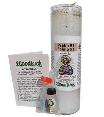 Psalm 91 Dressed Candle Kit - Salmo 91 Proteccion - Image 1 of 4