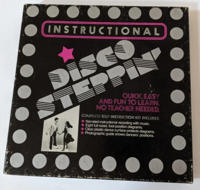 DISCO STEPPIN Cassette Tape BOX SET Dance Instructional 1978 Rare RCA - Image 1 of 4