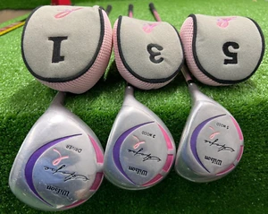 Wilson Hope Wood Set Driver, 3,5 Woods / Ladies Graphite / NEW GRIPS / /sa6359 - Picture 1 of 17