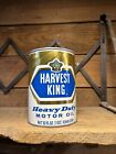 Harvest King Motor Oil Can Vintage St Paul Heavy Duty Qt Metal Texaco Farm Old