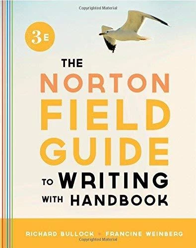 Norton Field Guide To Writing With Handbook  - by Bullock - Image 1 of 1