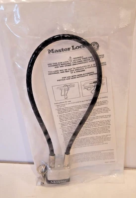 Master Lock Cable Gun Safety Lock With 2 Keys - Sealed - Brand New In Package - Image 1 of 4