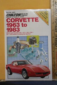 Guía de reparación y puesta a punto Chilton Corvette 1963 a 1983 305 327 350 396 427 454 - Imagen 1 de 4