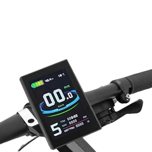 Ebike LCD Display Color Cycling Computer Km/mi Unit Selectable For KT Controller - Picture 1 of 6