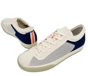 Rothy’s Women’s Cream Navy RS01 Hudson Sneaker Washable Comfort Size 10 NEW - Picture 1 of 12