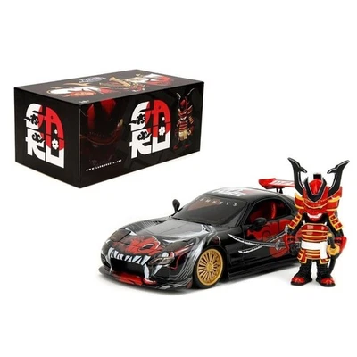 Mazda RX-7 1992 Con Figura Saru 1:24 Scale Lab Monkeys Jada 35668 - Immagine 1 di 4