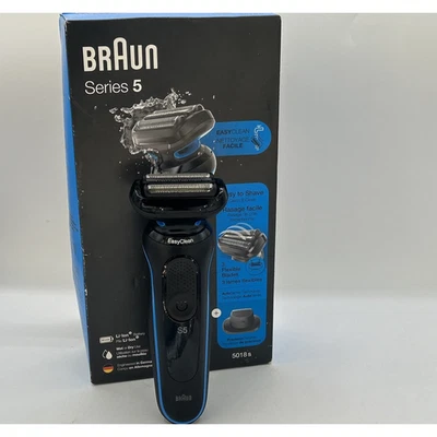 Barbeador Elétrico Braun Series 5 5018s Molhado e Seco - Aparador de Precisão - Confortável - Imagem 1 de 4