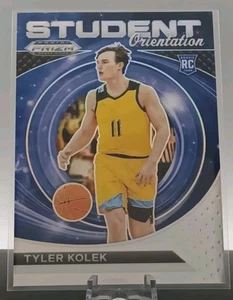 2024 Prizm Draft Picks TYLER KOLECK Student Orientation 11 Marquette RC - Picture 1 of 2