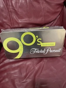 Trivial Pursuit 90s Time Capsule Edition Board Game Metallic Box NIB SEALED - Picture 1 of 3
