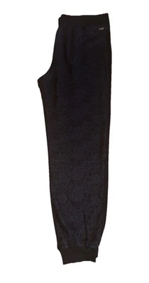 ESCADA СИНИЙ ЧЕРНЫЙ КРУЖЕВНОЙ СВОБОДНОГО НОГИ LOUNGE БРЮКИ ЭЛАСТИЧНЫЙ РАЗМЕР L НОВЫЙ - Изображение 1 из 4