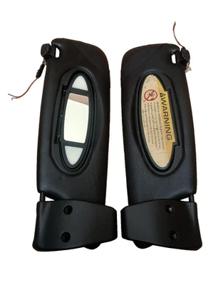 🥊 OEM 1997-2004 LEFT RIGHT SUN VISOR SHADE SET BLACK PORSCHE BOXSTER S 911 - Image 1 of 4