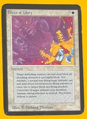 MTG BLAZE OF GLORY Alpha (OldManMTG 008-112) - Image 1 of 4
