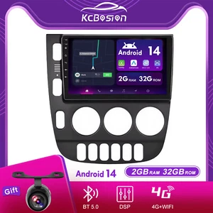 Autoradio Android 14 2+32GB per Mercedes ML W163 1997-2002 CarPlay GPS DAB+DSP - Foto 1 di 23