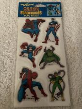Vintage 1984 Marvel Comics - Super Heroes Puffy Stickers - New Sealed